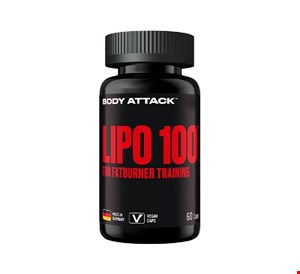 چربی سوز لیپو 100 بادی اتک اورجینال (60 عددی)