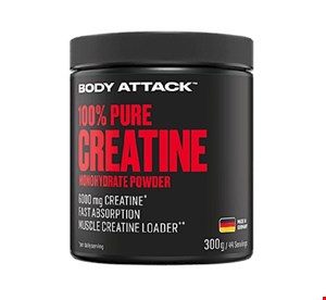 کراتین مونوهیدرات بادی اتک اورجینال (300 گرمی)